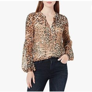 Paige beretta silk blouse